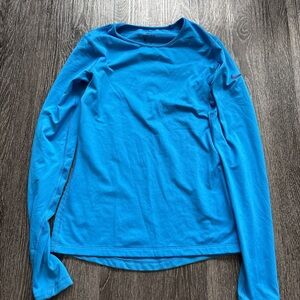 Nike Blue Long Sleeve Tee